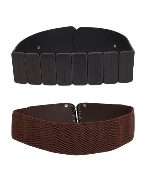 COOTIE Raza Mesh Narrow Belt (Black mix)（Set of 2 Wide
