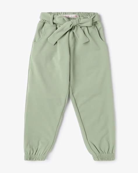 Belted best sale jogger pants