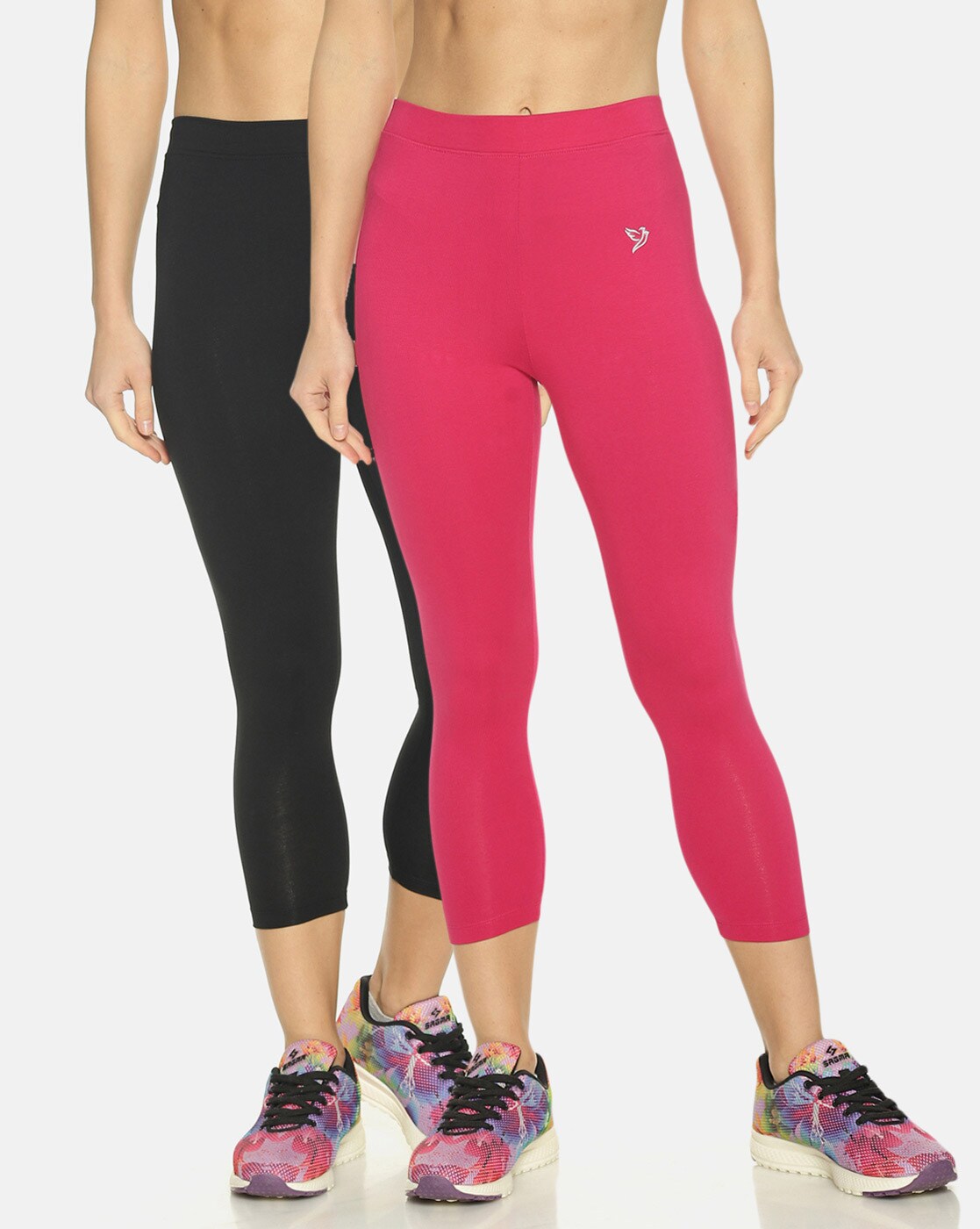 Buy Twin Birds Women Viscose Blend Cherry Berry Cropped Leggings Online at  Best Prices in India - JioMart.