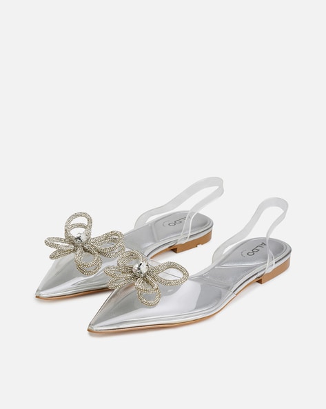 Buy online Women Silver Slip On Sandal from heels for Women by Scentra for  ₹1200 at 70% off | 2024 Limeroad.com