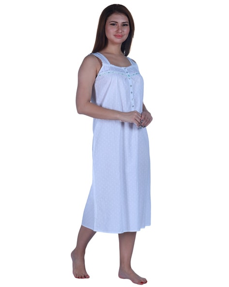 Buy White Nightshirts&Nighties for Women by 9 IMPRESSION Online