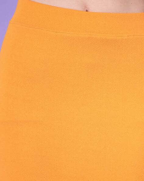 Buy Yellow Skirts for Women by BUYNEWTREND Online