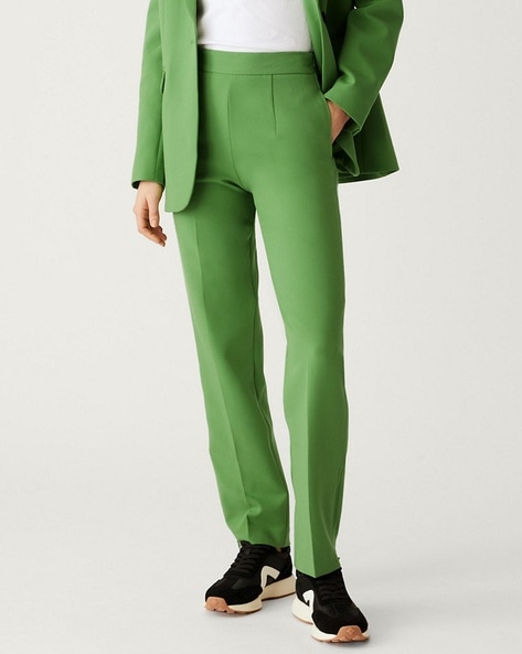 Be Beau Green Suit Trousers - Matalan