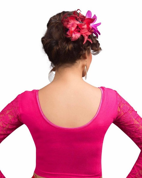 Buy Pink Blouses for Women by Vamas Online