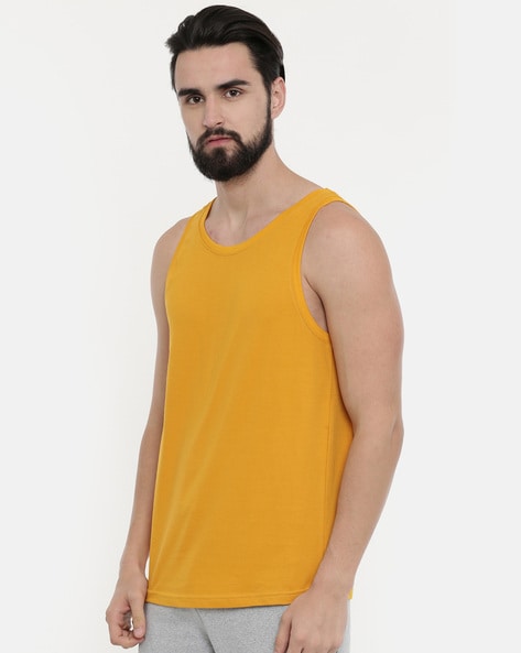 Mustard yellow hotsell vest top