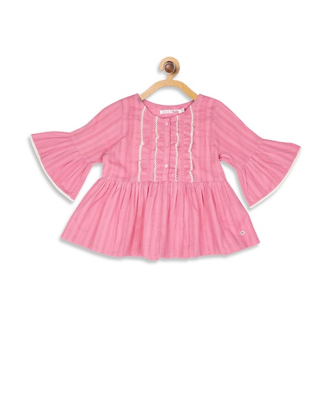 Elle Kids Flared Peplum Top