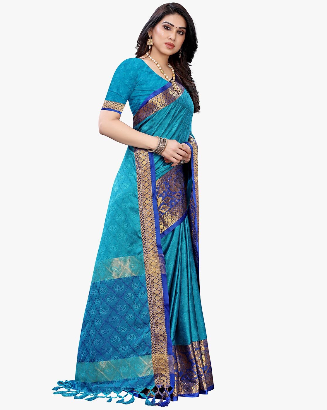 Buy Softieons Ecommerce Women's Mysore Silk Designer Saree With Blouse  Piece (SOFT_94_VAR)[sarees for women latest design, sarees below 500 rupees,  sarees below 1000 rupees, sarees for women latest design 2018, sarees for