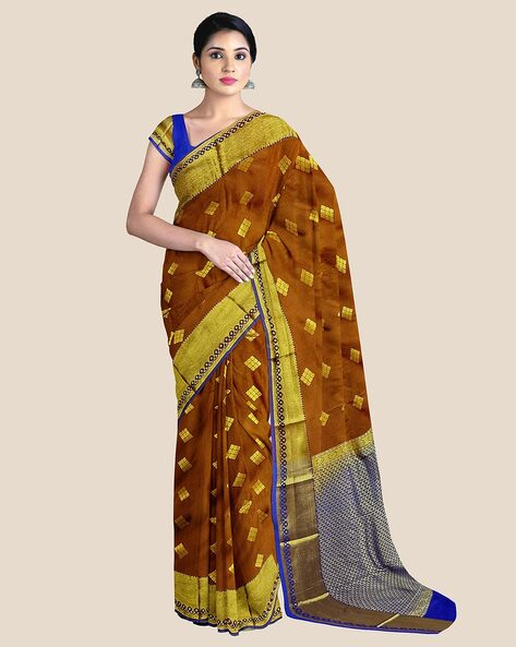 Buy Vivaha Kanchipuram Goddess Silk Saree for Wedding - The Chennai Silks  Online