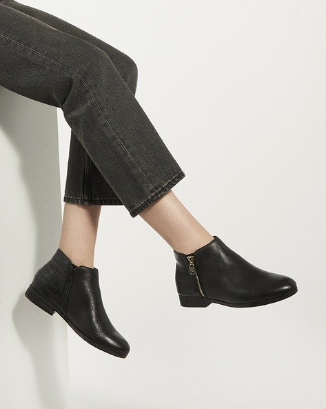 Buy Black Boots for Women by Dune London Online Ajio