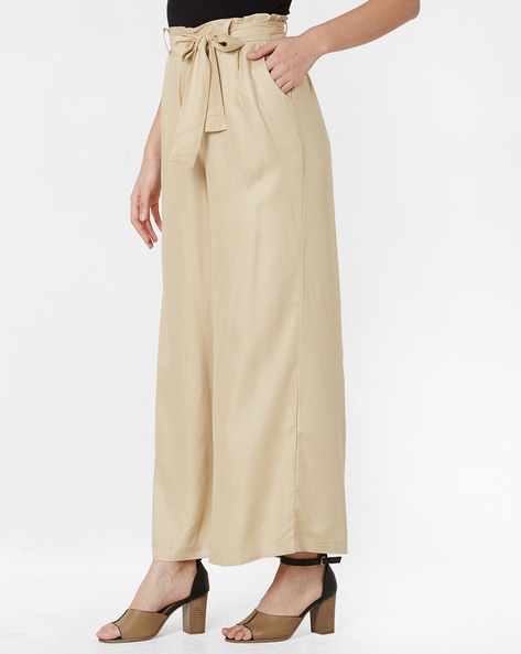 Buy online Women Solid Pleated Cigarette Pants from bottom wear for Women  by Dodo & Moa for ₹1050 at 44% off | 2024 Limeroad.com
