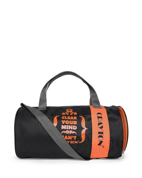 UCB Gym Bag Grey Black | Promotional Branded Gym Bags Online
