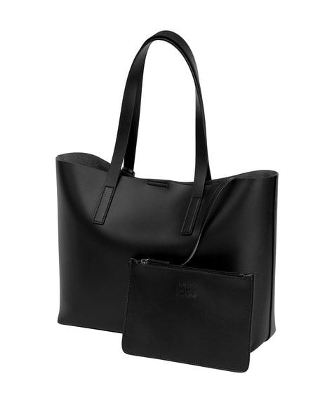 Leather tote