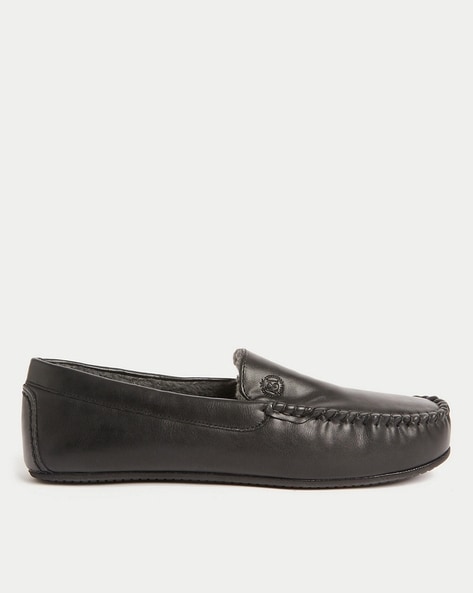 Marks & Spencer Men Round-Toe Moccasins