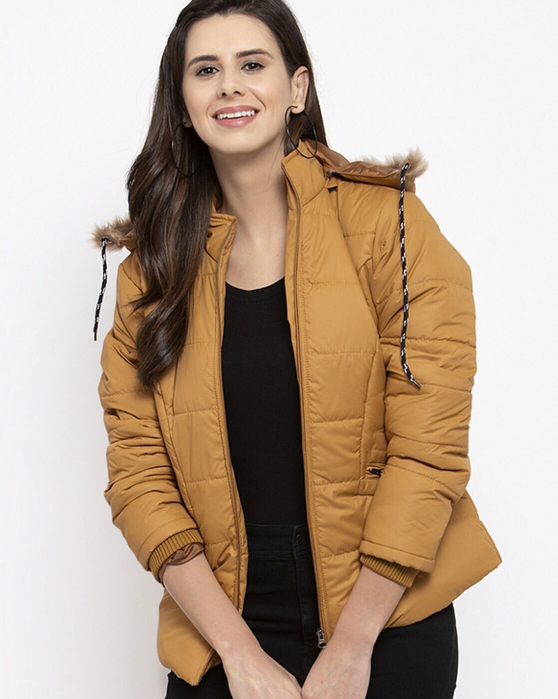 Buy Peach Jackets & Coats for Women by Outryt Online | Ajio.com