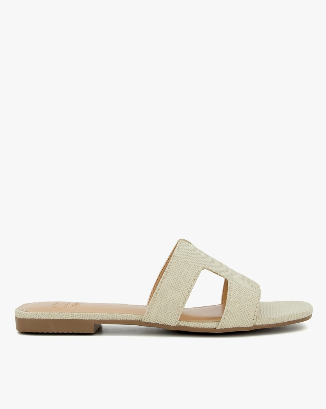 Buy White Leather Heeled Sandals for Women by Dune London Online | Ajio.com