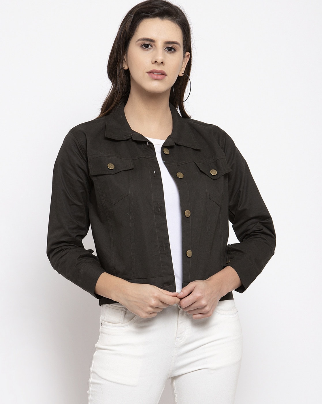 Buy Black Jackets & Coats for Women by RIO Online | Ajio.com