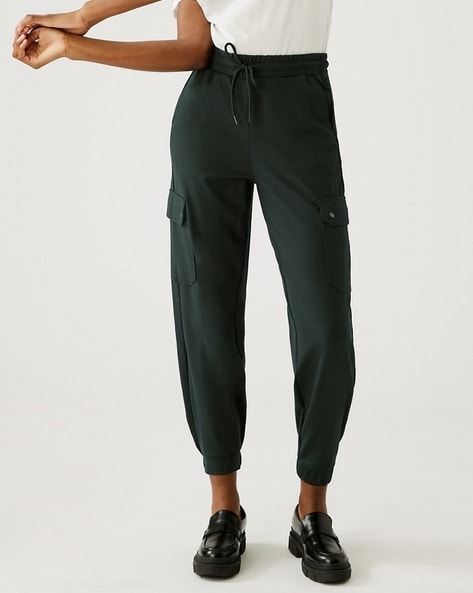 Buy Green Track Pants for Women by Marks & Spencer Online