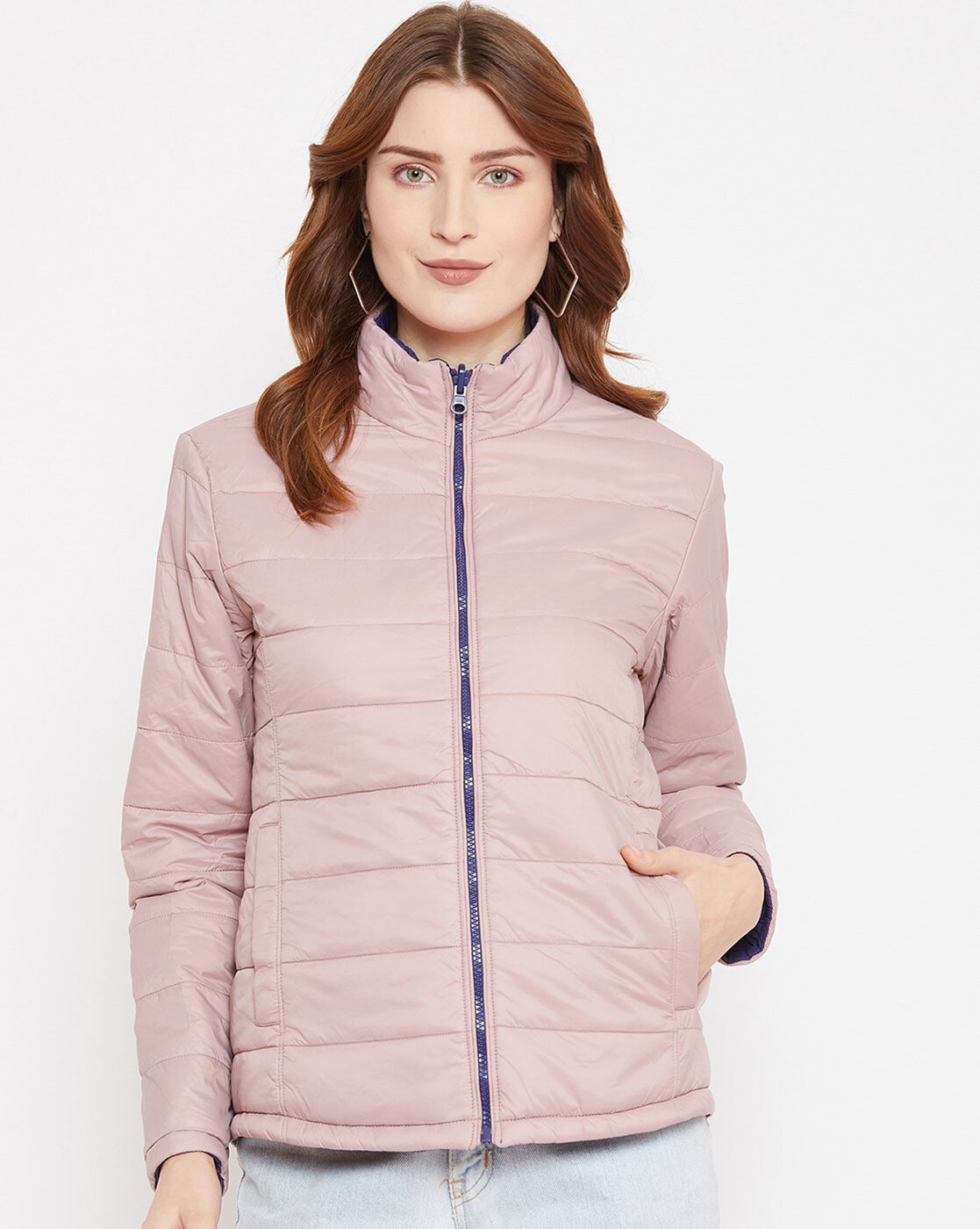 Wholesale Trufit Blue & Plum Women's Full Sleeve Jacket – Tradyl