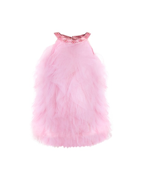 A.R.K. DRESSES Kids Girls Maxi Dress (Midi01_Peach Pink_4-5 Years) 4-5  Years : Amazon.in: Clothing & Accessories