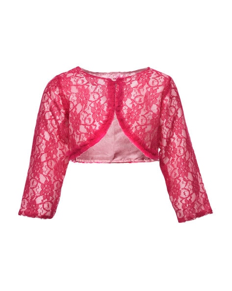 Girls clearance pink shrug