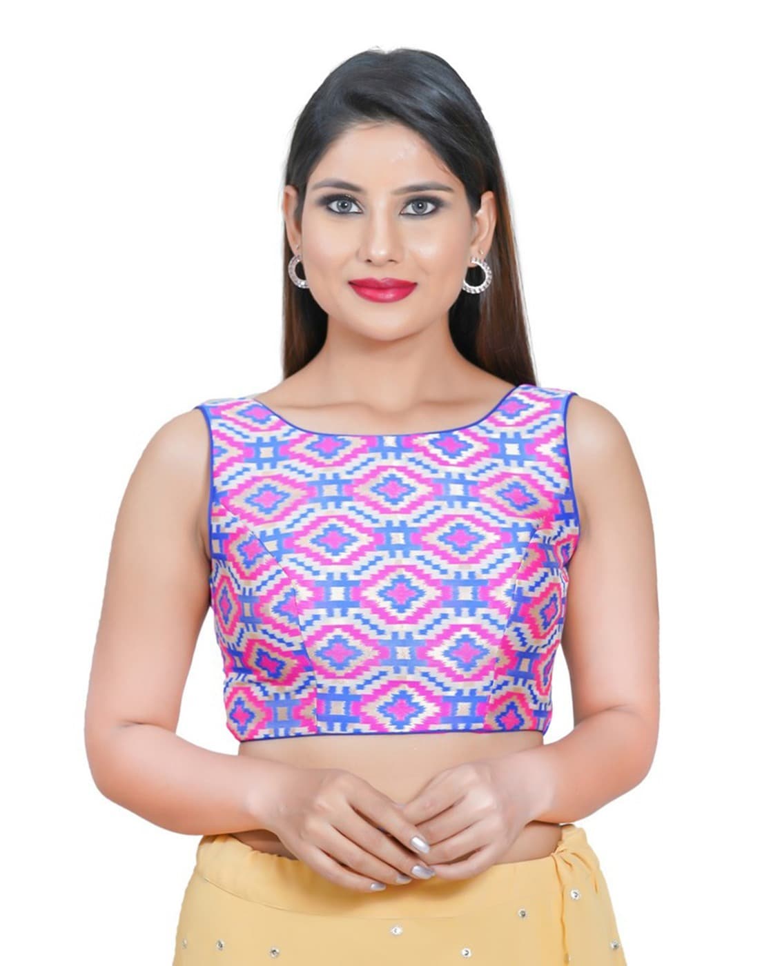 Buy Pink Blouses for Women by Vamas Online