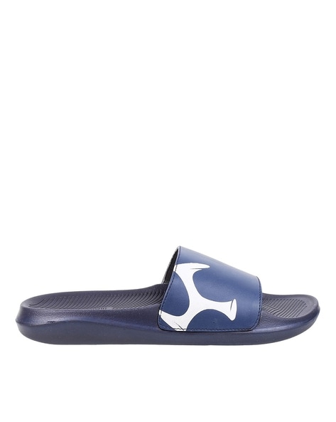 Buy online Blue & White Slip On Sandals from Sandals and Floaters for Men  by Style Height for ₹400 at 50% off | 2024 Limeroad.com