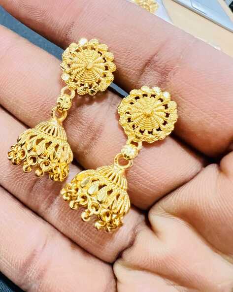 Amazon.com: Jaipur Mart Oxidised Plated Jhumka Indian Unique Ethenic, Gold,  Size No Size: Clothing, Shoes & Jewelry