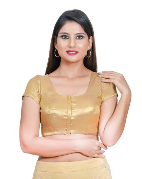 Readymade Saree Blouse, Party Wear Shimmer Blouse,Designer Sari Blouse,Choli  | eBay