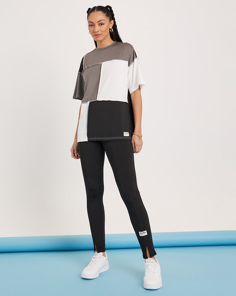 Buy Off White & Black Fusion Wear Sets for Women by Styli Online