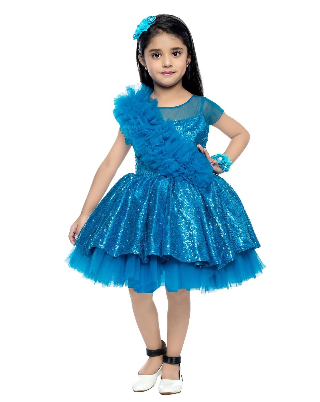 Pink And Blue Dress Material - Buy Pink And Blue Dress Material online in  India