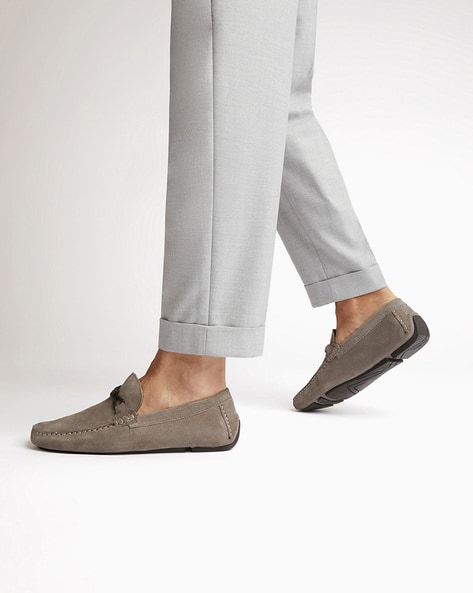 Dune clearance grey loafers