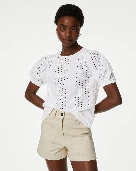 トップス andmary AM1516 Mei shirring tops andmary Mei shirring tops black andmary Mei shirring tops black