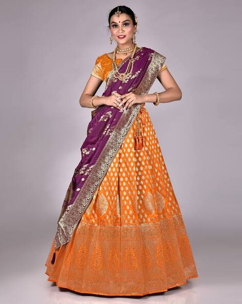 Shop from Latest Purple Lehengas Collection Online