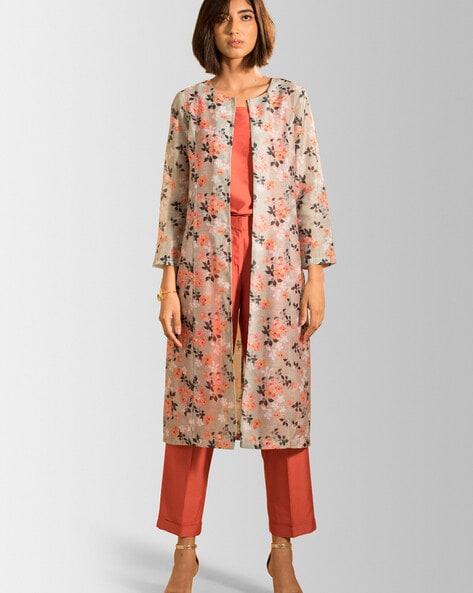 Long cheap floral jacket