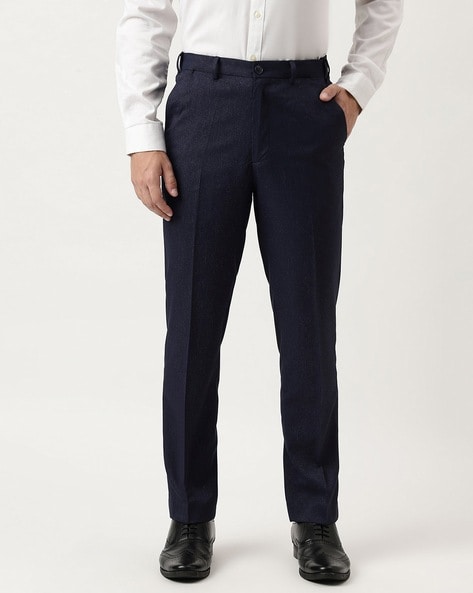 Robert Huntley Classic Suit Trouser Navy - Lowes Menswear