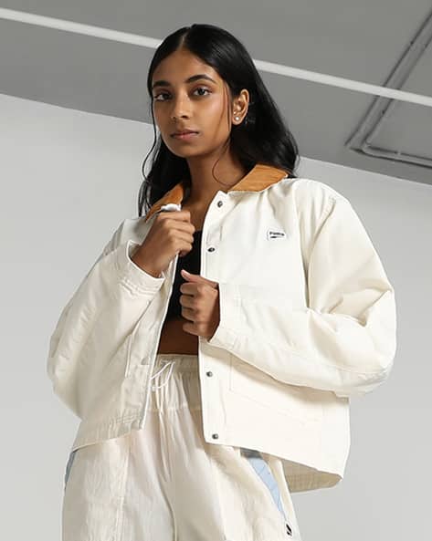 Padded Coach Jacket with Patch Pockets