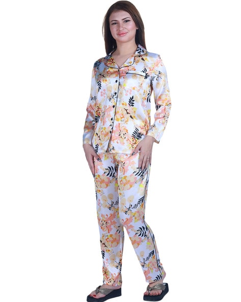 Discover 162+ printed satin night suit best