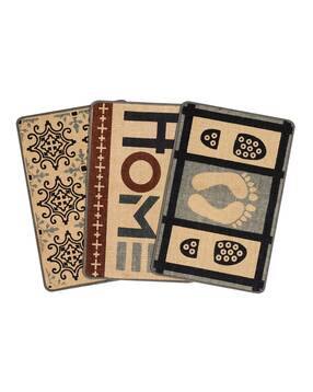 saral home Set of 3 Home Printed Doormats 1.3' X 2'-picture-42