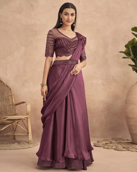 Buy Half Saree / Lehenga - Material online | Jeyachandran Textiles