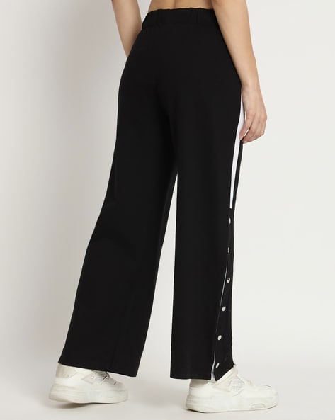 Flared Joggers with Elasticated Waist