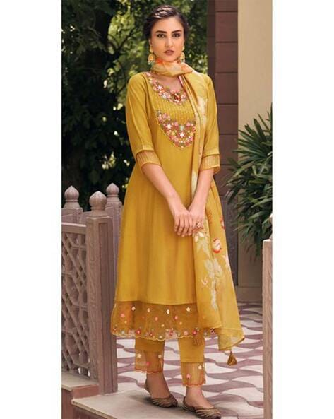 Buy Green Kurta Suit Sets for Women by Prebloom Online