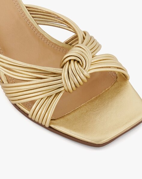 Dune discount gold sandals