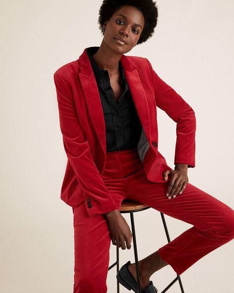 Buy Red Blazers Waistcoats for Women by Marks Spencer Online Ajio