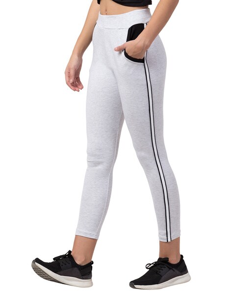 Buy online Mesh Pocket Paneled High Rise Legging from Capris & Leggings for  Women by Jump Usa for ₹499 at 62% off | 2024 Limeroad.com