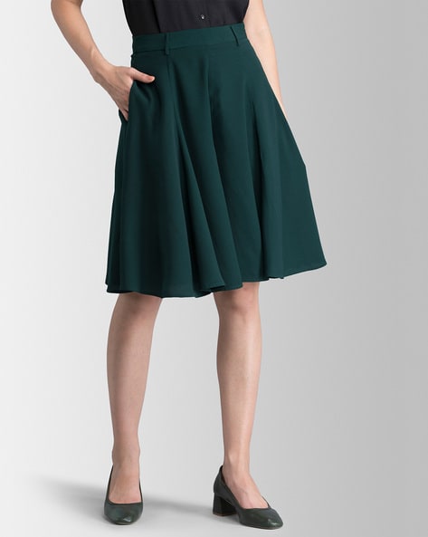 Buy Green Skirts for Women by Fable Street Online Ajio