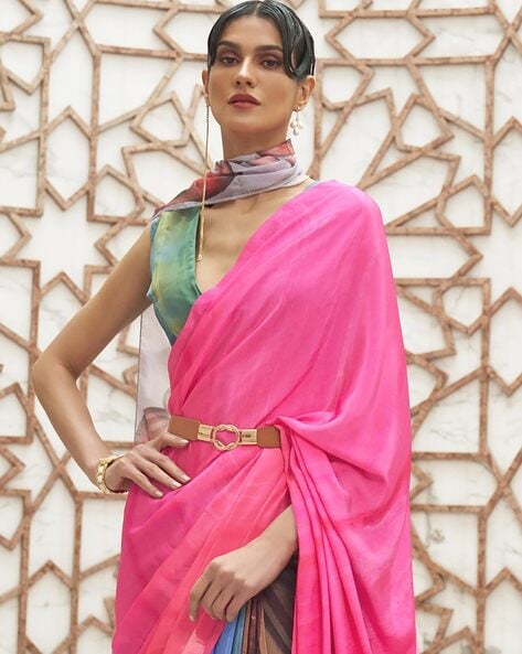 Saree With Belt - Buy Saree With Belt online at Best Prices in India