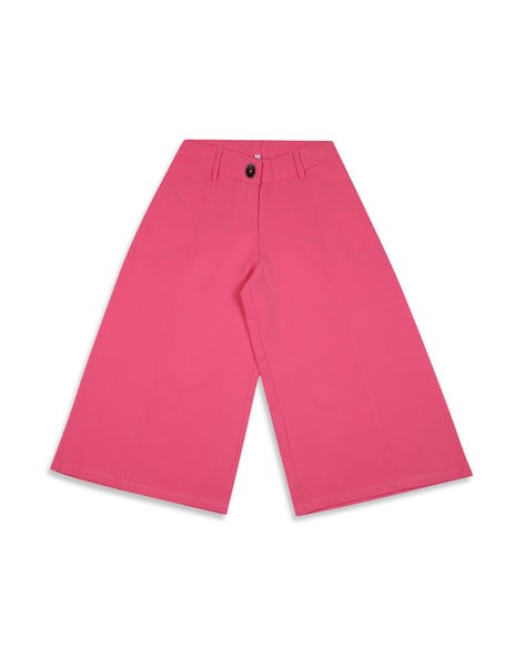 Elle Kids Mid-rise Single-pleat Trousers