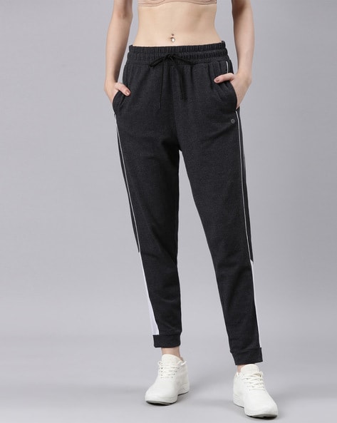 Buy Black Track Pants for Women by ENAMOR Online