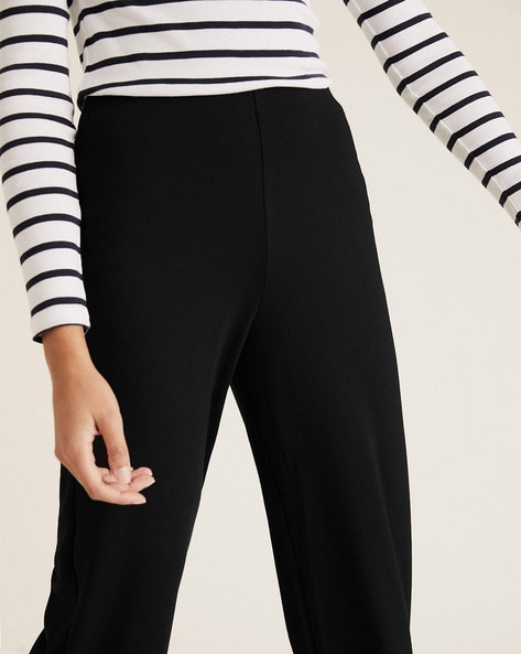 Buy Black Trousers & Pants for Women by Marks & Spencer Online