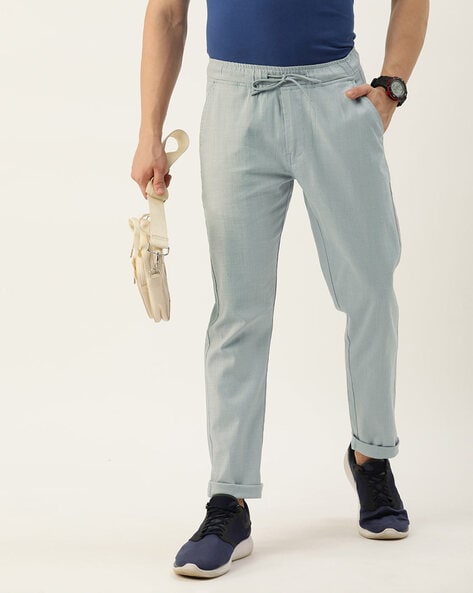 Buy Culture Pjc White Nerrow Fit Trouser For Men Online - Get 47% Off